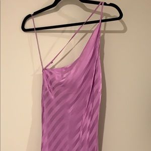 Michelle Mason Lavender Silk Dress
